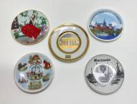 Тарелки панно декоративные настенные, 5 шт