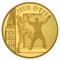 (№2010km1719) Монета Франция 2010 год 50 Euro (Гандбол)
