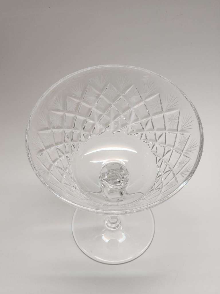 Ваза конфетница на ножке хрусталь СССР