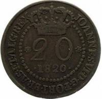 (№1819km18) Монета Мозамбик 1819 год 20 Reacute;is