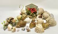Декор для аквариума раковины камни фигурки