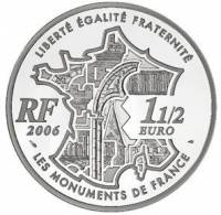 () Монета Франция 2006 год 1 1/2 евро ""   PROOF