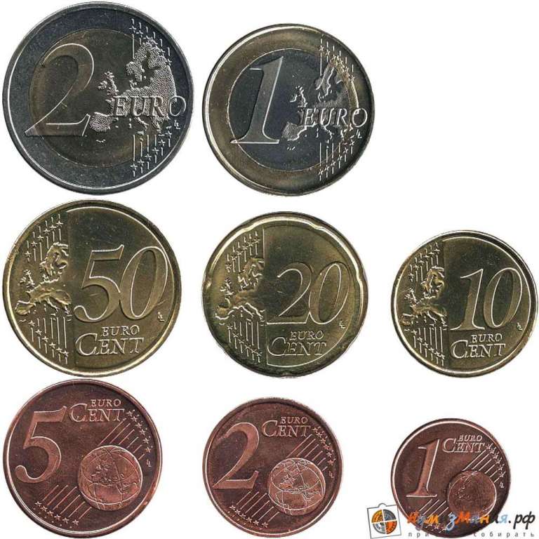 (2010) Набор монет Евро Австрия 2010 год   UNC
