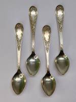 Ложки чайные 4 шт Кольчугино СССР длина 14 см