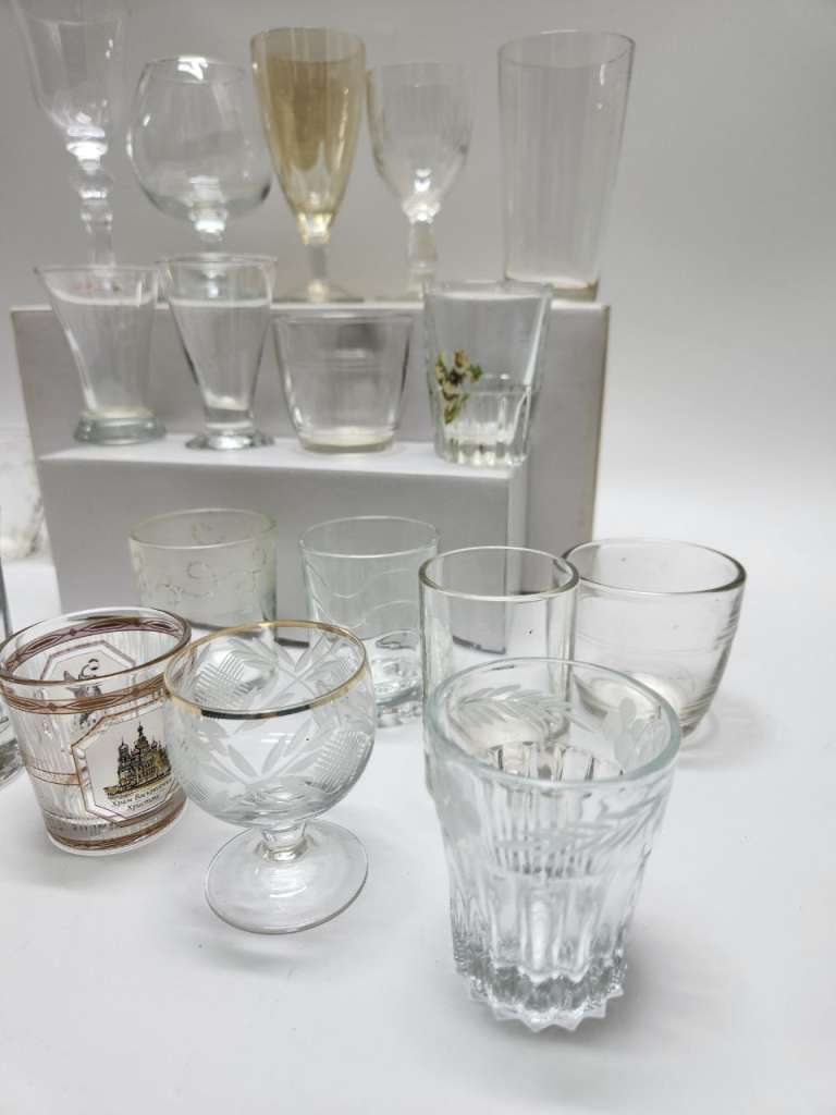 Рюмки стопки разные 22 штуки