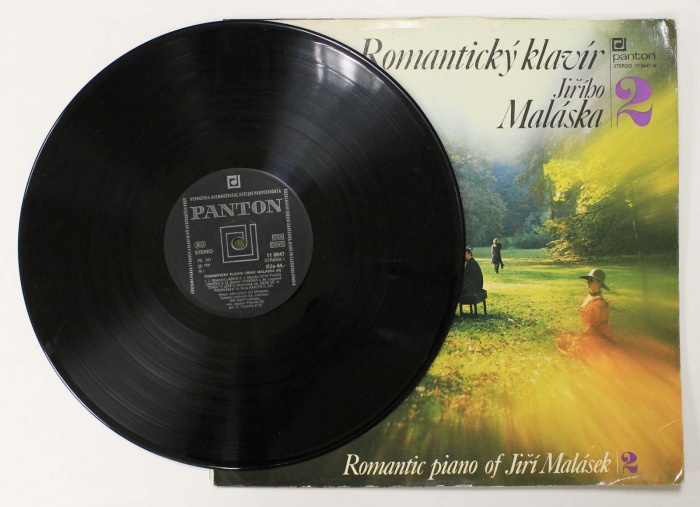 Пластинка виниловая &quot;Иржи Маласек. Романтическое фортепиано&quot;, Panton, Чехословакия, 1976 г.