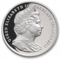 () Монета Фолклендские Острова 2011 год 1 крона ""   PROOF