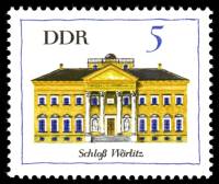 (1967-001) Марка Германия (ГДР) "Замок Верлиц"    Архитектура ГДР III Θ