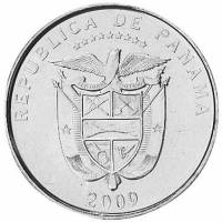 () Монета Панама 2009 год 50 сентесимо ""  Медь, покрытая Медно-Никелевым сплавом  PROOF