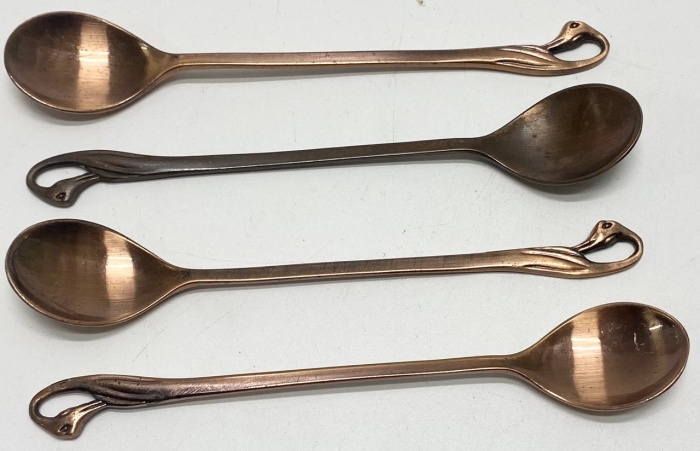 Чайные ложки лебеди 4 шт