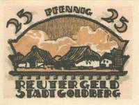 (№1922) Банкнота Германия 1922 год "25 Pfennig"
