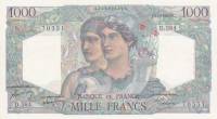 (№1949P-130b.6) Банкнота Франция 1949 год "1,000 Francs" (Подписи: J)