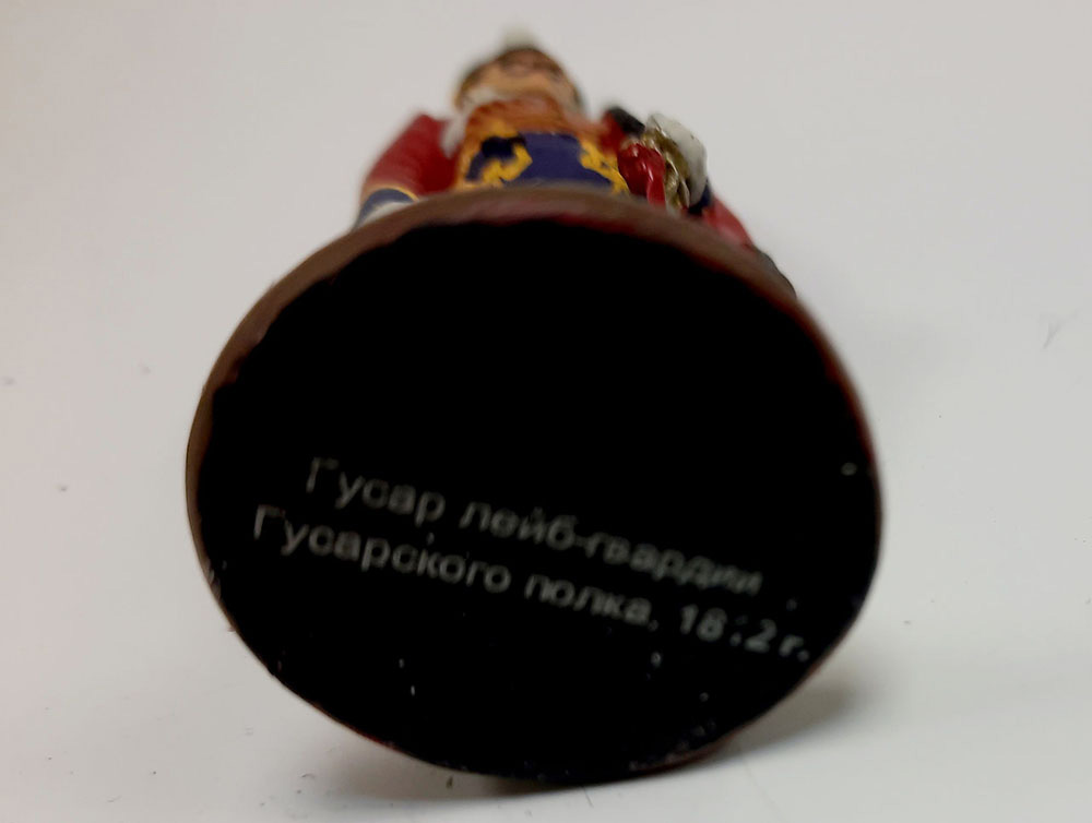 Оловянный солдатик &quot;Гусар лейб-гвардии Гусарского полка, 1812 г.&quot;