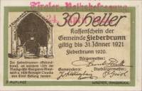 (№1920) Банкнота Австрия 1920 год "30 Heller"
