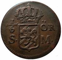 () Монета Швеция 1715 год 160  ""   Медь  UNC