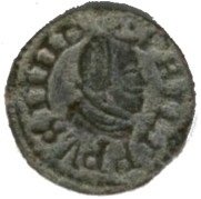 (№1663km175) Монета Испания 1663 год 2 Maravedies (Мадрид М - С,Г)