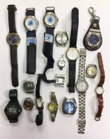 Набор наручных часов, с ремешками и без, 17 шт. (сост. на фото)