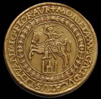 (№1562) Монета Литва 1562 год 400 Groat (10 Florinų - 400 Grascaron)