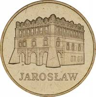 (107) Монета Польша 2006 год 2 злотых "Ярослав"  Латунь  UNC