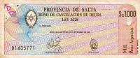 (№1987P-S2604b) Банкнота Аргентина 1987 год "1,000 Pesos Argentinos"