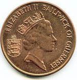 (№1992km41a) Монета Гернси 1992 год 2 Pence (магнитный)