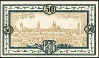 (№1919) Банкнота Германия 1919 год "50 Pfennig"