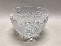 Салатник хрусталь СССР круглый