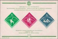 (№1962-8) Блок марок Венесуэла 1962 год "Первые Национальные Игры", Гашеный