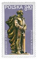 (1979-049) Марка Польша "Памятник Пулавскому"    Памятник генералу Пулавскому, Буффало II O