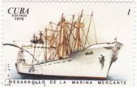 (1976-062) Марка Куба "Сухогруз "Имиас""    Развитие Торгового флота III Θ