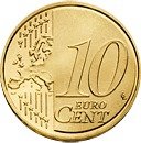 (№2007km71) Монета Словения 2007 год 10 Euro Cent (amp;"Katedrala Svobodeamp;" (Cathedral of Freedom