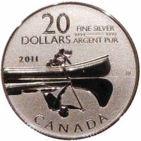 () Монета Канада 2011 год 20 долларов ""   PROOF