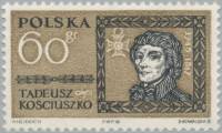 (1961-020) Марка Польша "Т. Костюшко"   Личности II O