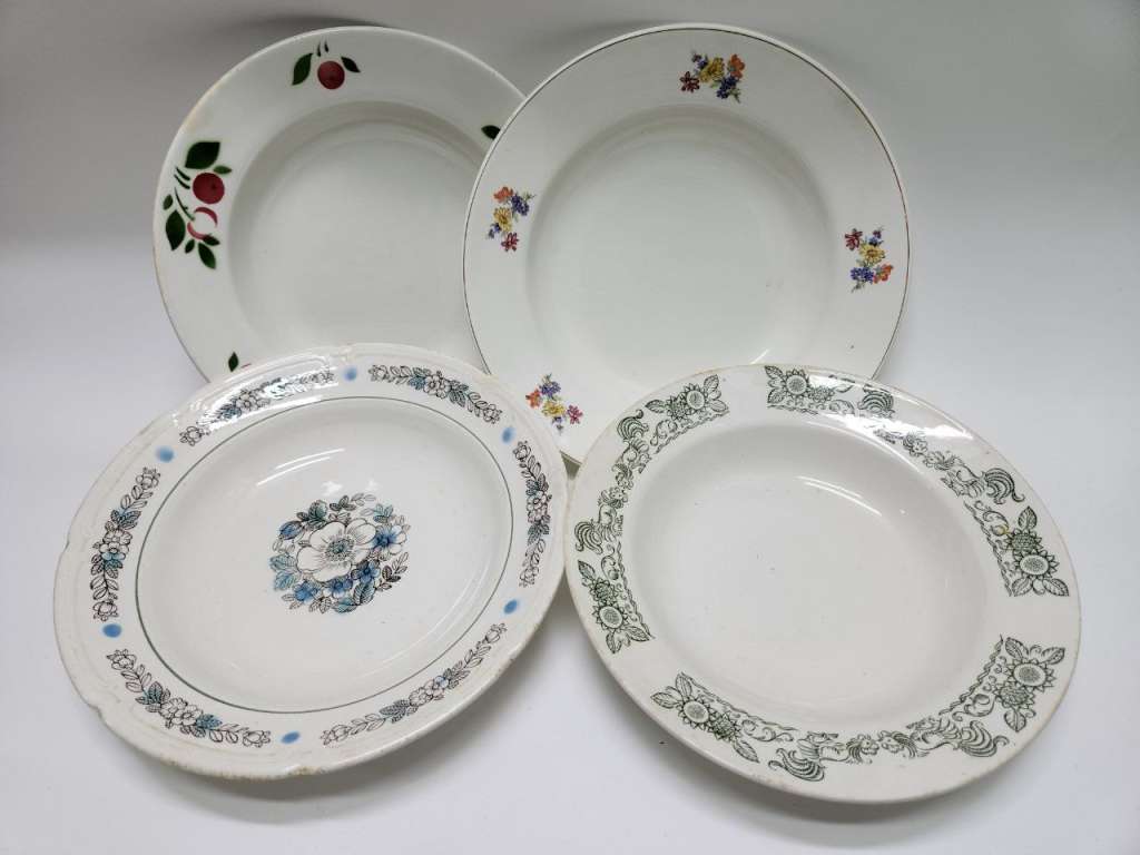 Тарелки суповые 11 шт большие разные СССР