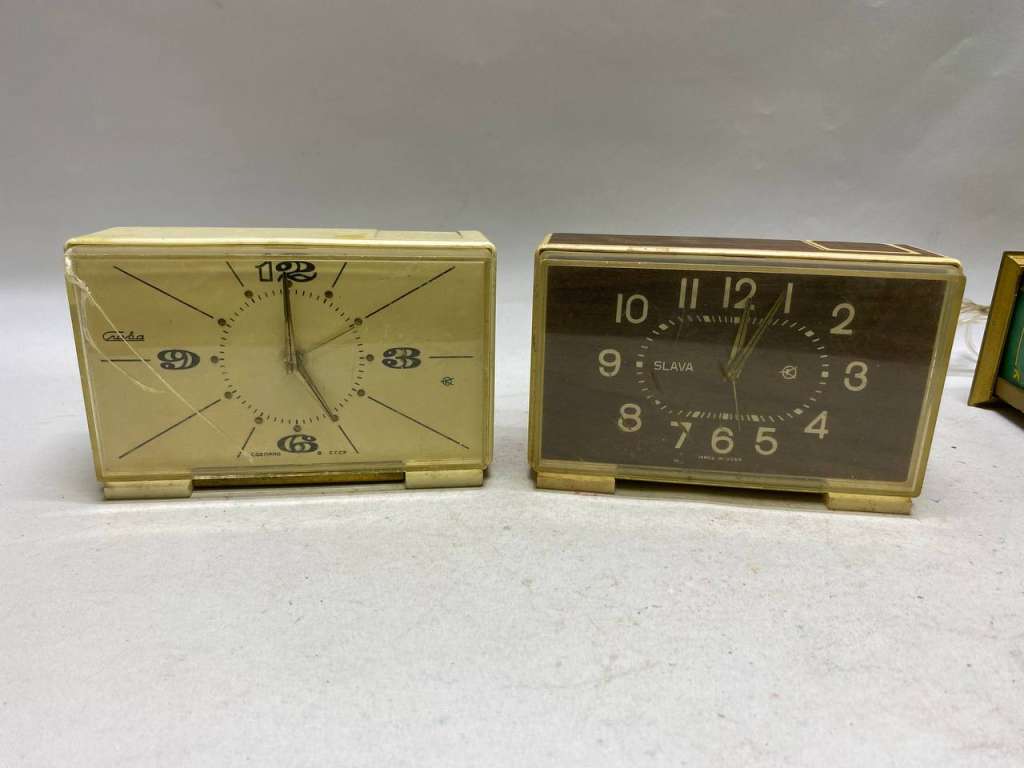 Часы кварцевые СССР, в ремонт, 3 шт