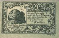 (№1920) Банкнота Австрия 1920 год "20 Heller"