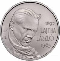 (2017) Монета Венгрия 2017 год 5000 форинтов "Ласло Лайто"  Серебро Ag 925  PROOF