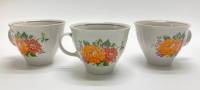 Чашки, Полонский фарфоровый завод, 3 шт