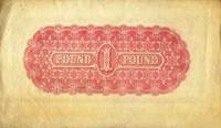 (№1870P-A4 A) Банкнота Багамские острова 1870 год "1 Pound"