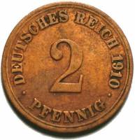 () Монета Германия (Империя) 1904 год 2  ""   Медь  UNC