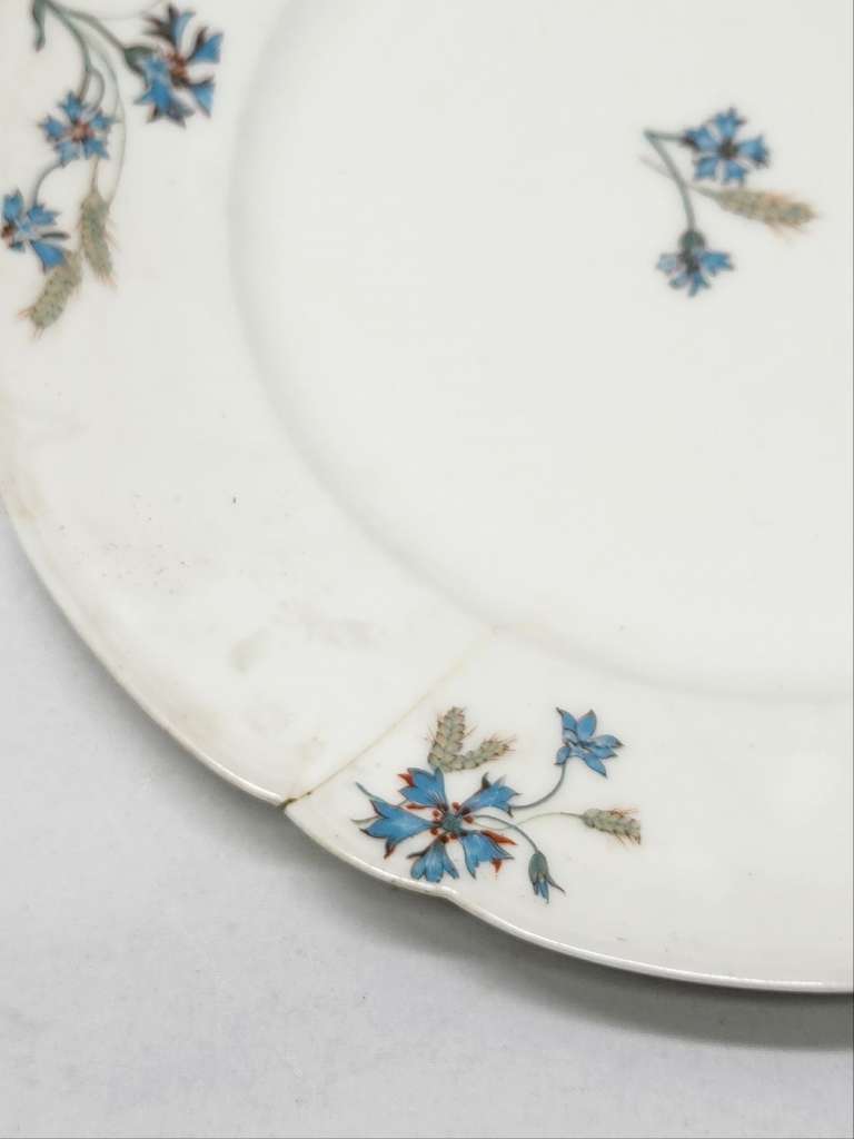Тарелка Фарфор Frank Haviland Limoges Франция 1910-1914 годы (3) (Есть скол)
