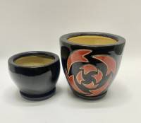 Горшки кашпо обливная керамика 