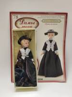 Кукла фарфор Дамы эпохи 78 Ольга Скворцова с журналом