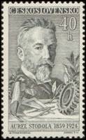 (1959-027) Марка Чехословакия "В. Стодолы"    Деятели культуры и науки III Θ
