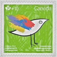 Марка из набора Канада 2016 год "Общественный Фонд", Гашеная