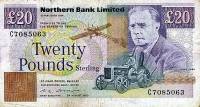 (№1990P-195b.2) Банкнота Северная Ирландия 1990 год "20 Pounds Sterling"