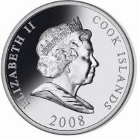 () Монета Острова Кука 2008 год 10  ""    AU