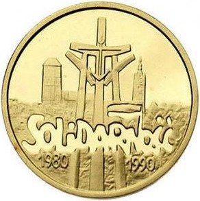 () Монета Польша 1990 год 50000  &quot;&quot;    AU