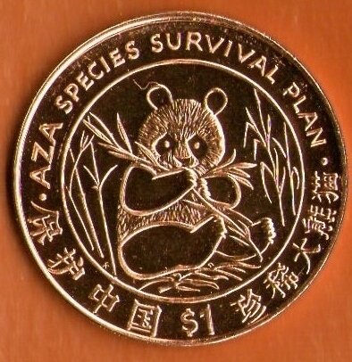 () Монета Либерия 1997 год 1  &quot;&quot;   Медь  UNC