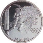 (№2004) Монета Греция 2004 год 10 Euro (Олимпийский огонь в Азии)